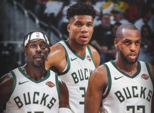 Holiday, Antetokounmpo y Middleron